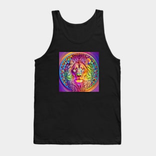 Lion Mandala Tank Top